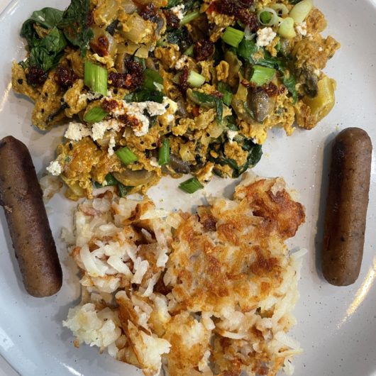 Vegetarian Egg Scramble Recipe: Perfect for a Hungover Weekend Day and Busy Weeknight