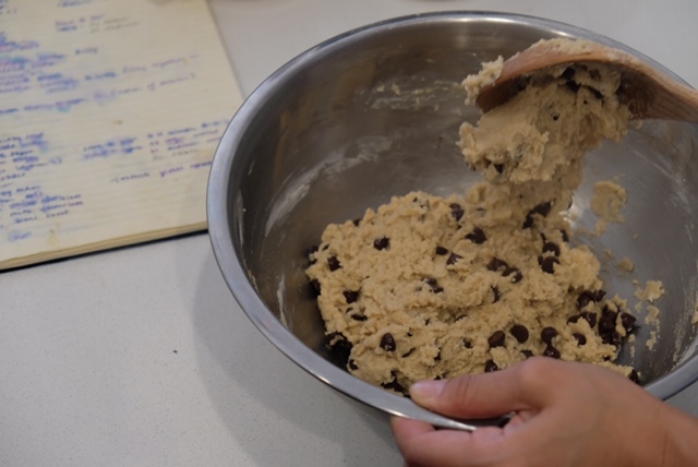 The vegan chocolate chip cookie dough