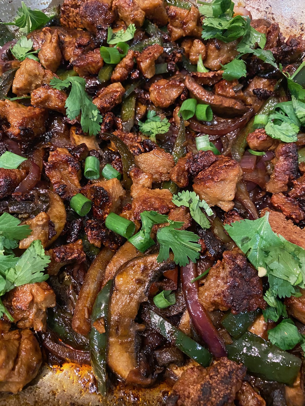 Now your vegan portobello mushroom fajita tacos are ready!