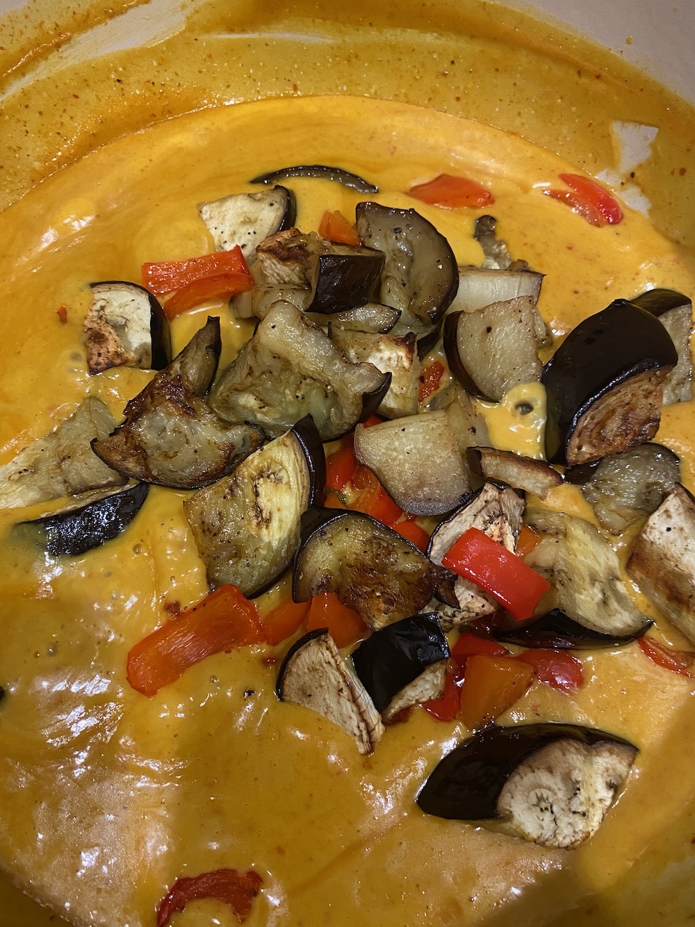 Thai Yellow Curry with eggplant